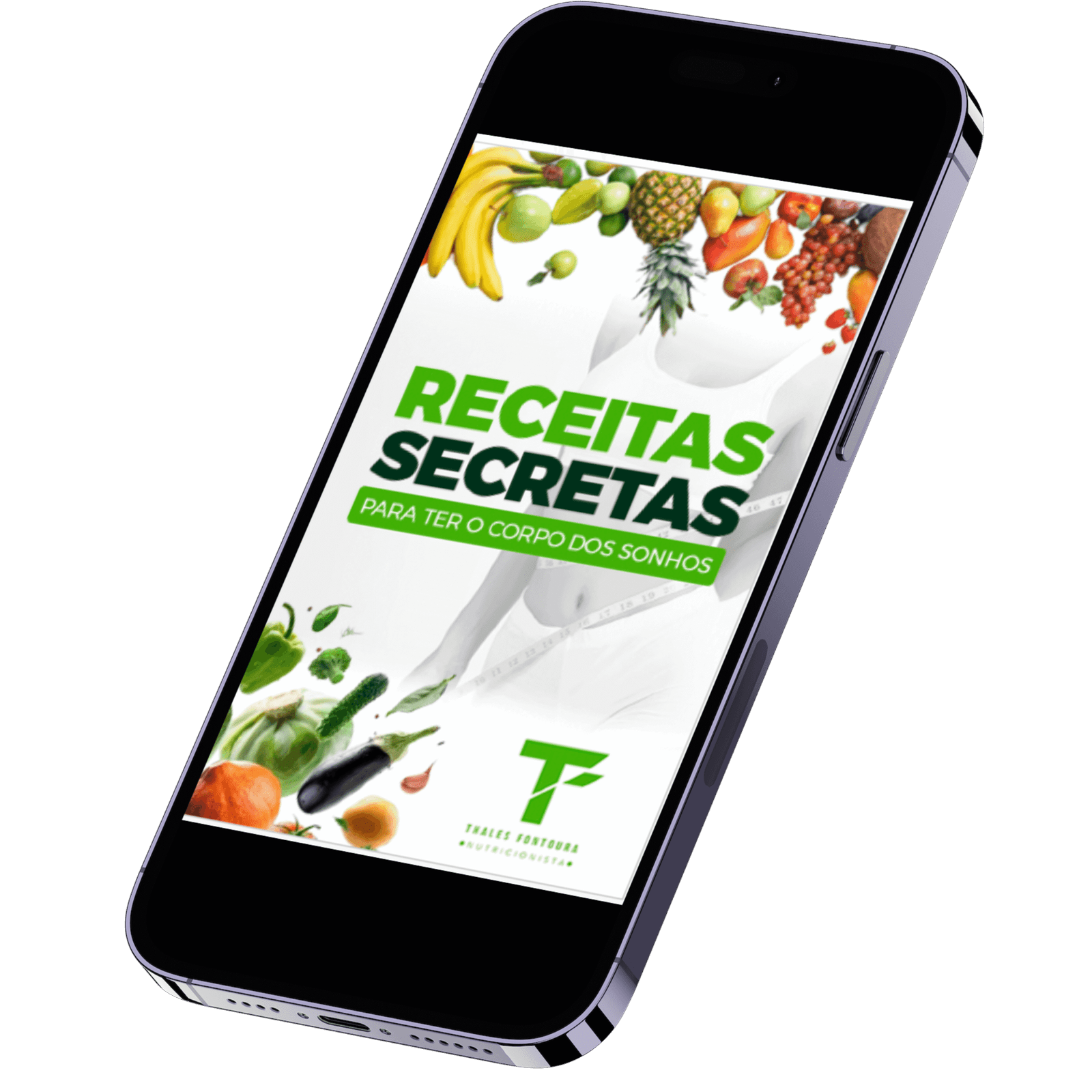 E-book Receitas Secretas para ter o corpo dos sonhos